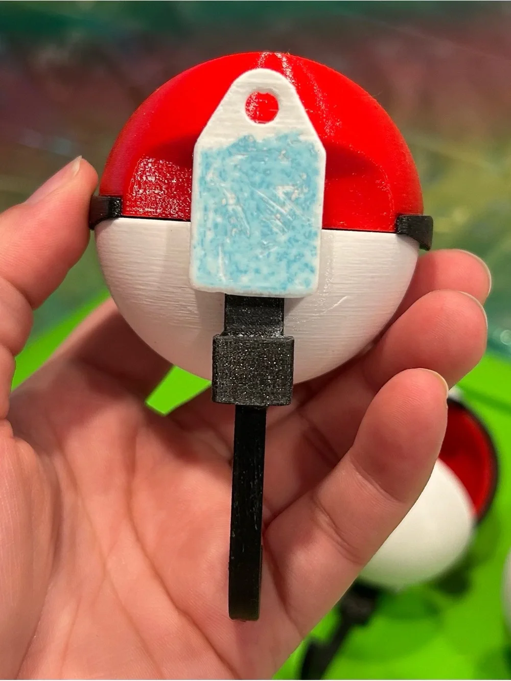 Pop-Out Pokemon Pokeball Wall Hooks with Figures Bulbasaur Charmander Squirtle